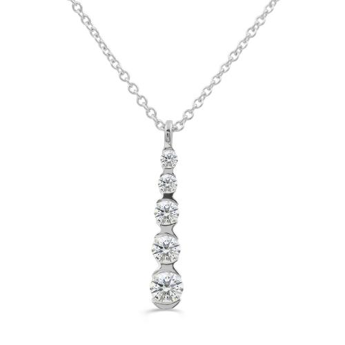 Love Spell® Lab-grown Diamonds Journey Pendant-0.50 Ct. T.w.