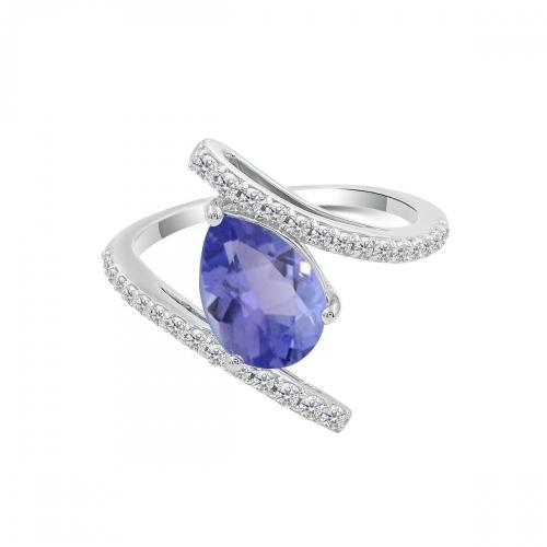 Love Spell® Lab-grown Diamonds And Tanzanite Ring - 0.25 Ct. T.w.