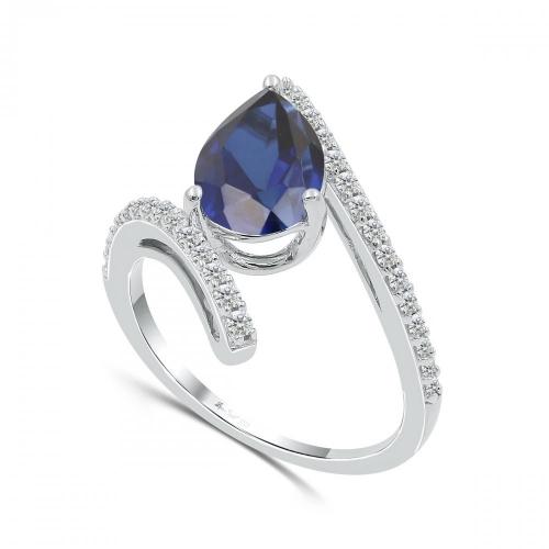Love Spell® Lab-grown Diamonds And Sapphire Ring - 0.25 Ct. T.w.