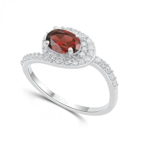 Love Spell® Lab-grown Diamonds And Garnate Ring - 0.30 Ct. T.w.