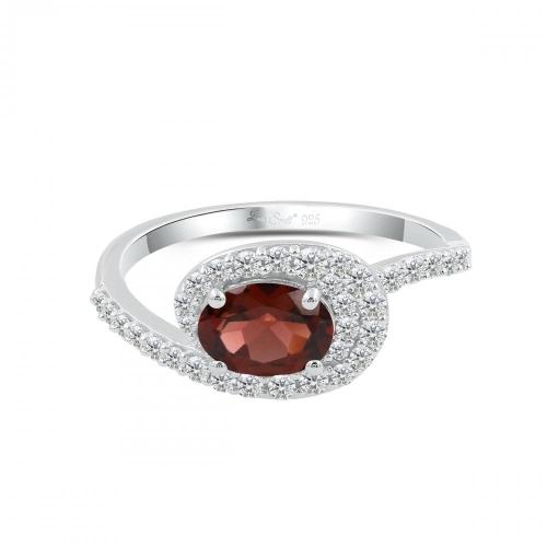 Love Spell® Lab-grown Diamonds And Garnate Ring - 0.30 Ct. T.w.