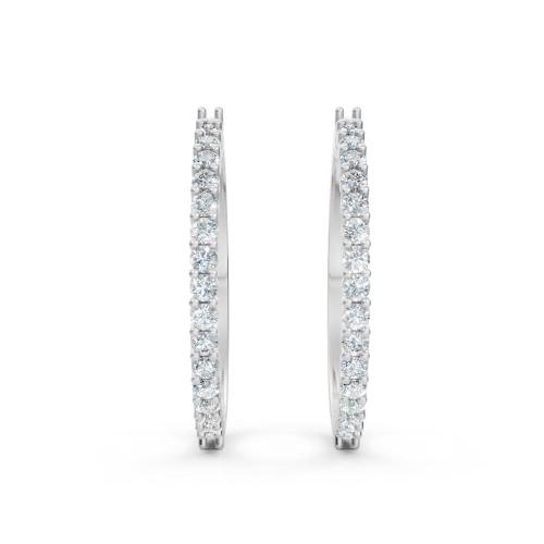 Ultimate Value® Lab-grown Diamonds Hoops - 2 Ct. T.w.