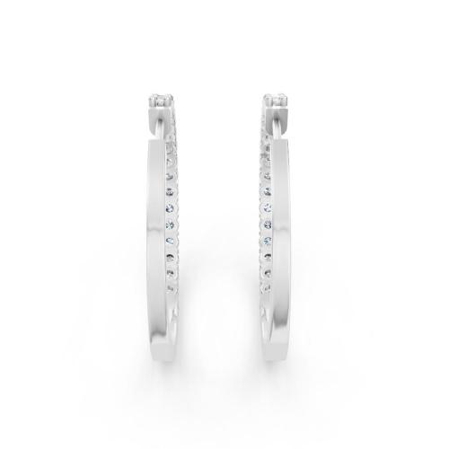 Ultimate Value® Lab-grown Diamonds Hoops - 2 Ct. T.w.