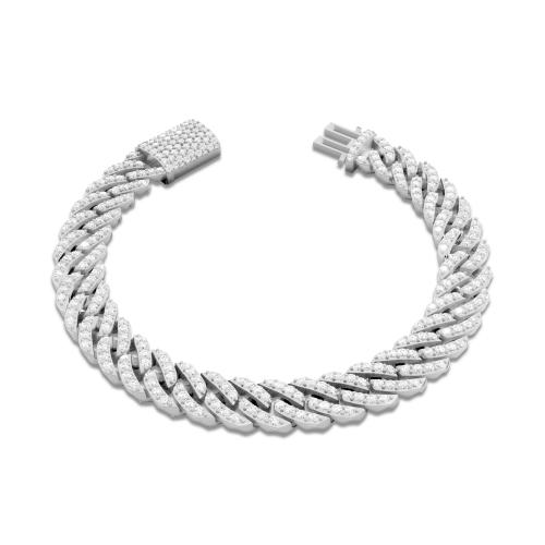 Ultimate Value® Lab-grown Diamonds Cuban Bracelet - 6 Ct. T.w.