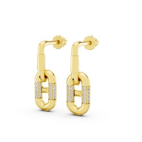 Bella By Ovani® Diamond Paperclip Dangling Earrings-0.20 Ct. T.w.