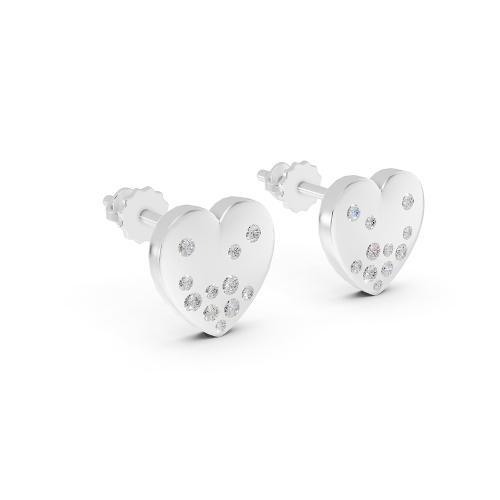 Bella By Ovani® Diamond Heart Studs Earrings-0.25 Ct. T.w.
