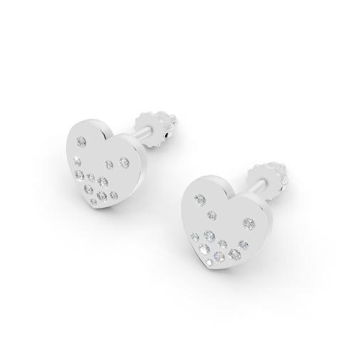 Bella By Ovani® Diamond Heart Studs Earrings-0.25 Ct. T.w.
