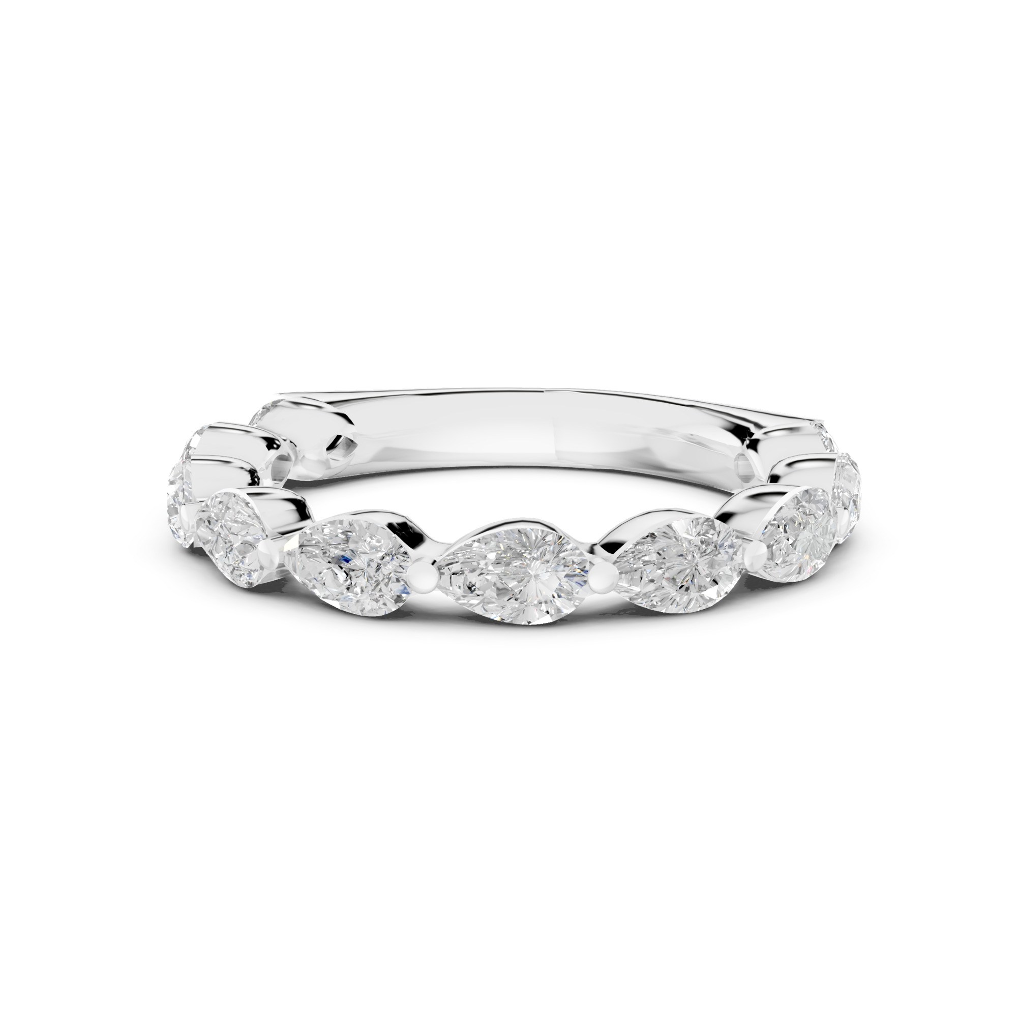 Novello  Lab-grown Diamonds Pear Band 1.50 Ct. T.w.