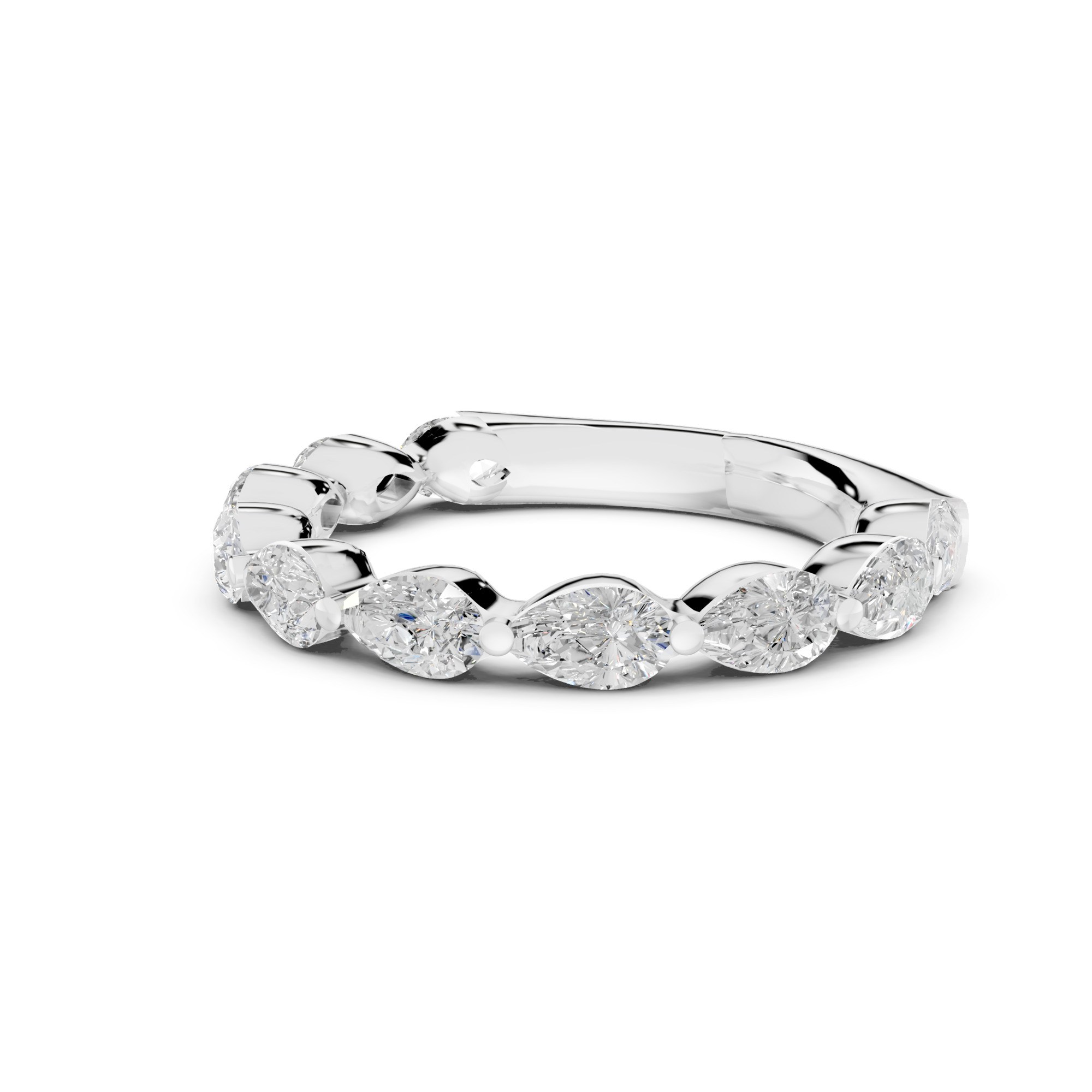 Novello  Lab-grown Diamonds Pear Band 1.50 Ct. T.w.