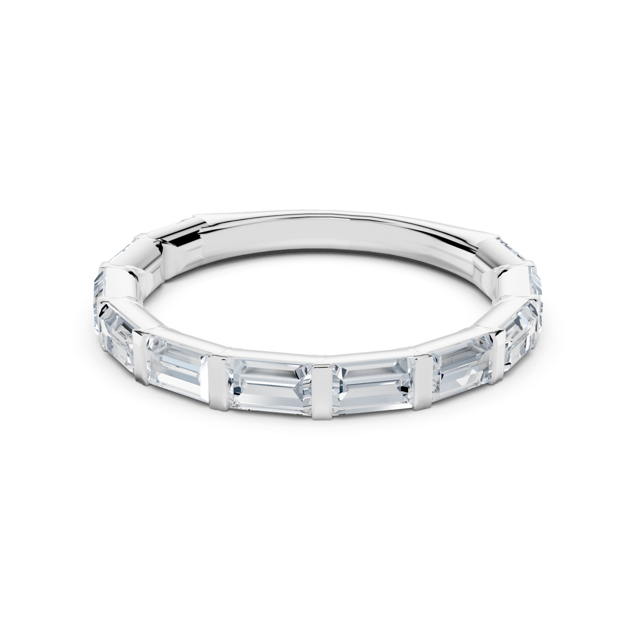 Novello  Lab-grown Diamonds Baguette Band 1.50 Ct. T.w.