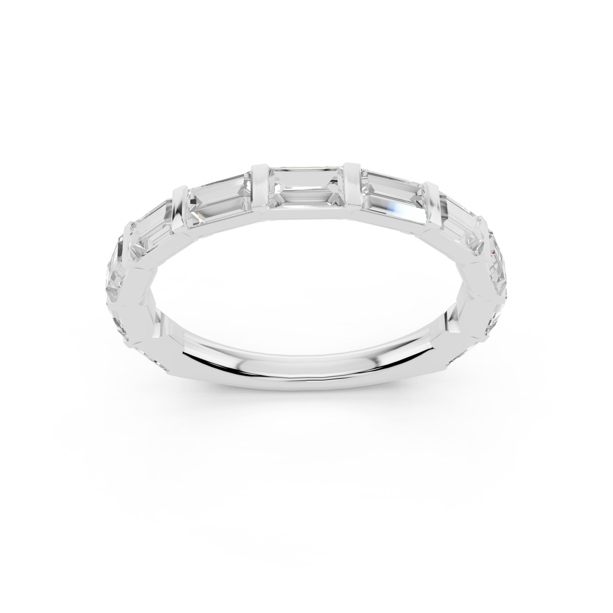 Novello  Lab-grown Diamonds Baguette Band 1.50 Ct. T.w.