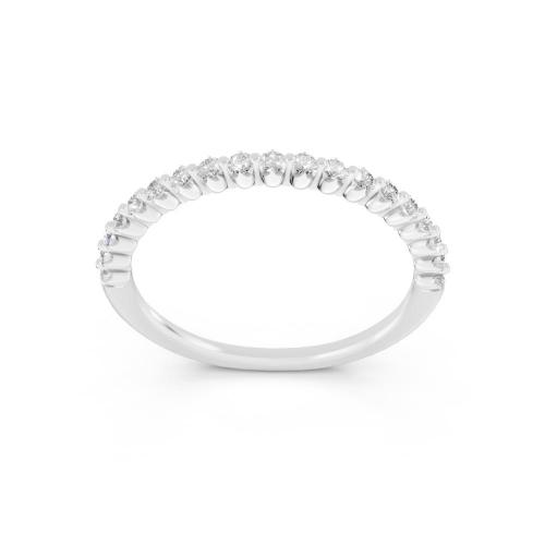 Novello  Lab-grown Diamonds Round Prong Anniversary Band 0.20 Ct. T.w.
