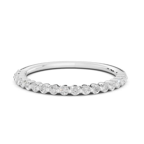 Novello  Lab-grown Diamonds Round Prong Anniversary Band 0.20 Ct. T.w.