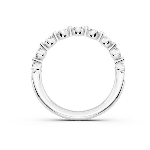 Novello  Lab-grown Diamonds Round Prong Anniversary Band 0.35 Ct. T.w.