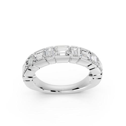 Novello  Lab-grown Diamonds Emerald Band 2.25 Ct. T.w.