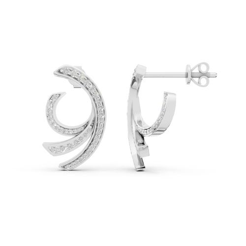 Bella By Ovani® Diamond Swirl Cuffs Earrings-0.50 Ct. T.w.