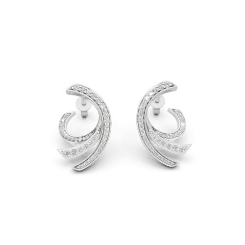 Bella By Ovani® Diamond Swirl Cuffs Earrings-0.50 Ct. T.w.
