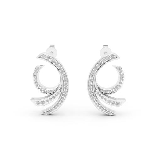 Bella By Ovani® Diamond Swirl Cuffs Earrings-0.50 Ct. T.w.