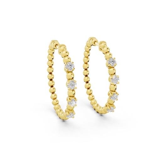 Bella By Ovani® Diamond Hoops Earrings-0.40 Ct. T.w.