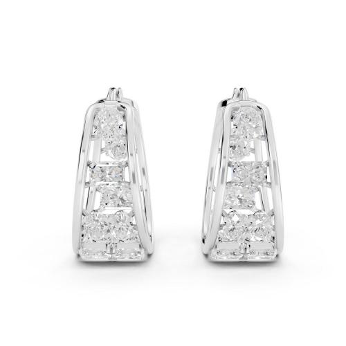 Ovani® Labgrown Diamond Hoops Earrings 9.15 Ct. T.w.