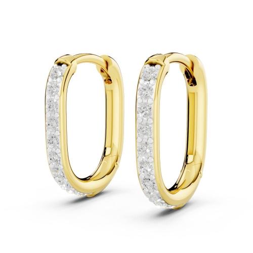 Bella By Ovani®  Lab-grown Diamonds Hoops Earrings 0.25 Ct. T.w.