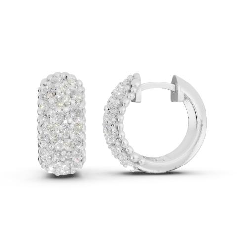 Novello  Lab-grown Diamonds Hoops Earrings 1.80 Ct. T.w.