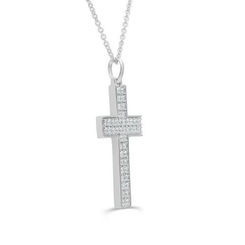 Link N Lock® Lab-grown Diamonds Cross Pendant-2.49 Ct. T.w.