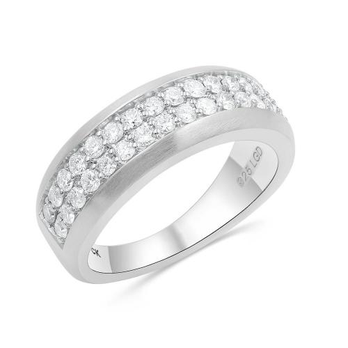 Link N Lock® Lab-grown Diamonds 2row Channel Band-1.00 Ct. T.w.