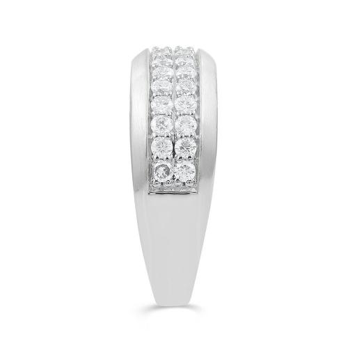 Link N Lock® Lab-grown Diamonds 2row Channel Band-1.00 Ct. T.w.