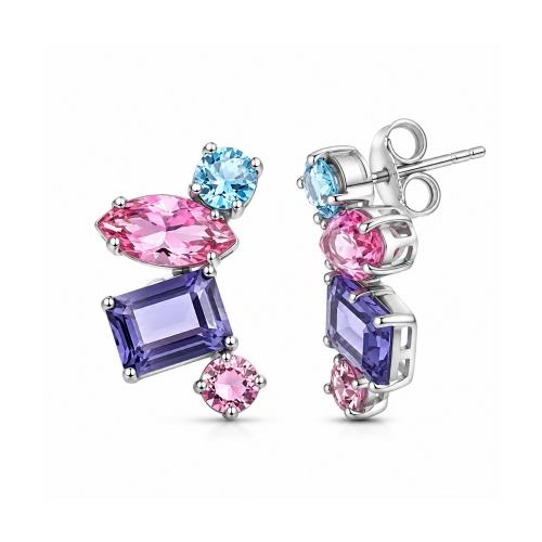 Love Spell® Multicolor Created Gemstone Earrings