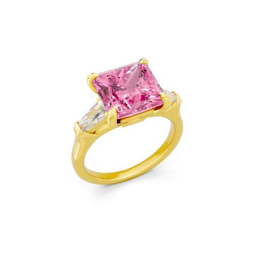 Ovani® Pink Labgrown Diamond Princess Bridal Ring - 4 Ct. T.w.