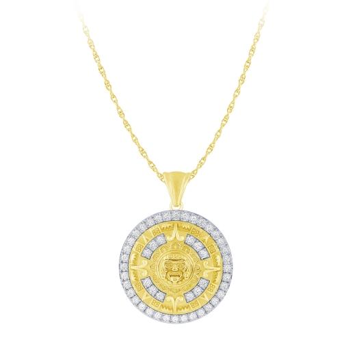 Novello Lab-grown Diamonds Calendario Pendant - 2.25 Ct. T.w.