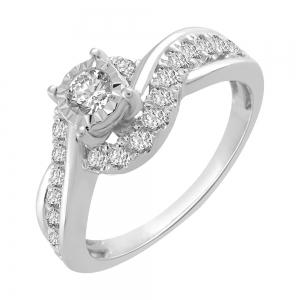 0.50 Ct. T.w. Diamond Promise Ring thumbnail 2