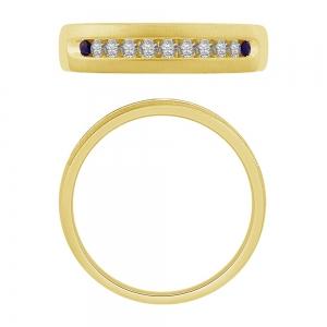 Ovani® Collection 0.25 CT. T.W. Diamond Gents Ring In 18K Gold