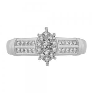 0.4 Ct. T.w. Diamond Trio Bridal Ring Set thumbnail 2