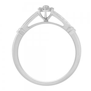 0.4 Ct. T.w. Diamond Trio Bridal Ring Set thumbnail 3