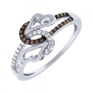 0.15 Ct. T.w. Heart Shape Diamond Ring thumbnail 2
