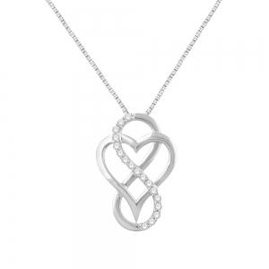 0.17CT. T.W. DIAMOND PENDANT IN 10K GOLD