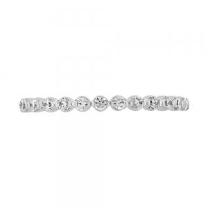 0.25 CT. T.W. Diamond "Novello-Collection" Round Prong Anniversary Band In 14K Gold