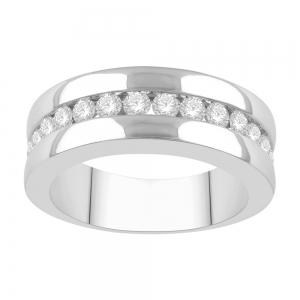 Ovani® Collection 1.00 CT. T.W. DIAMOND CHANNEL SET BAND IN 18K GOLD