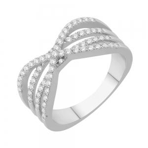 0.50CT. T.W. DIAMOND INFINITY BAND IN 10K GOLD