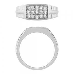 0.50CT. T.W. DIAMOND GENTS RING IN 10K GOLD