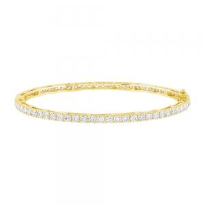 Diani® Collection 5.00 CT. T.W. DIAMOND ETERNITY BANGLE IN 14K GOLD