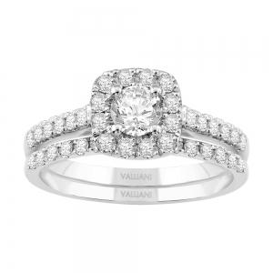 1.00 CT. TW. ULTIMATE VALUE COLLECTION LAB-GROWN BRIDAL SET IN 10K GOLD