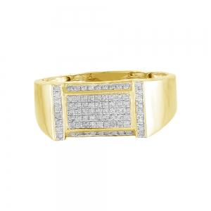 0.30CT. T.W. GENTS RING IN 10KT GOLD