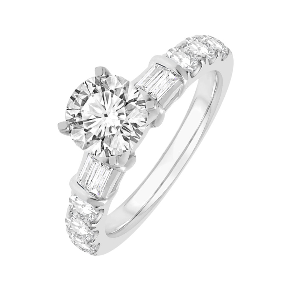 Ovani® Diamonds Cubic Zirconia Rbc Semi-mount Ring - 0.90 Ct. T.w. thumbnail 2