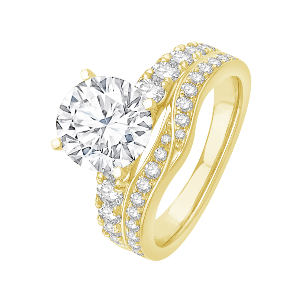 1 Ct. T.w. Cubic Zirconia Center Semi-mount - Ovani® thumbnail 2