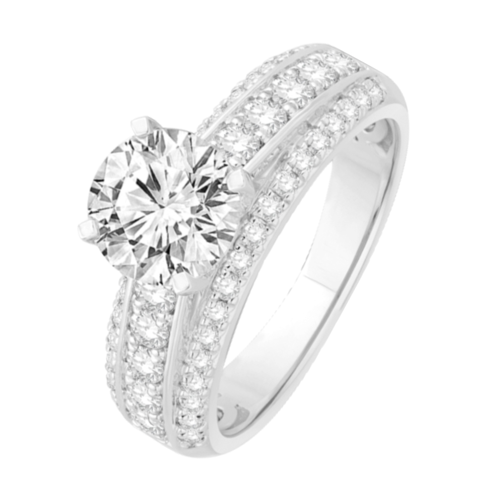 Ovani® Diamonds Cubic Zirconia Semi-mount Ring - 0.75 Ct. T.w. thumbnail 2