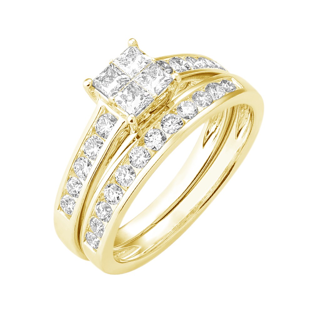 Novello Lab-grown Diamonds Quad Bridal Set - 1 Ct. T.w. thumbnail 1
