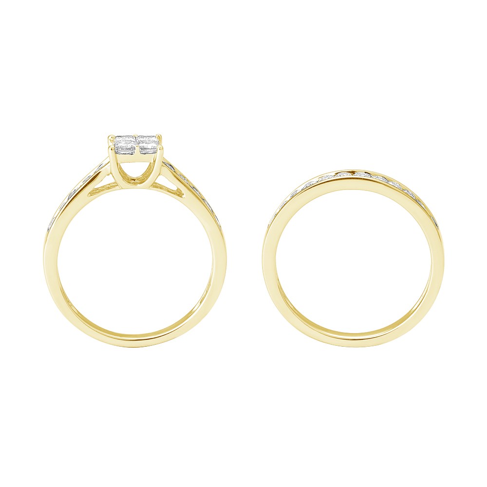 Novello Lab-grown Diamonds Quad Bridal Set - 1 Ct. T.w. thumbnail 3